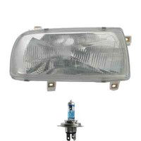 Scheinwerfer Frontscheinwerfer Rechts H4 FüR VW Vento 1H2 Inkl. Osram Lampen