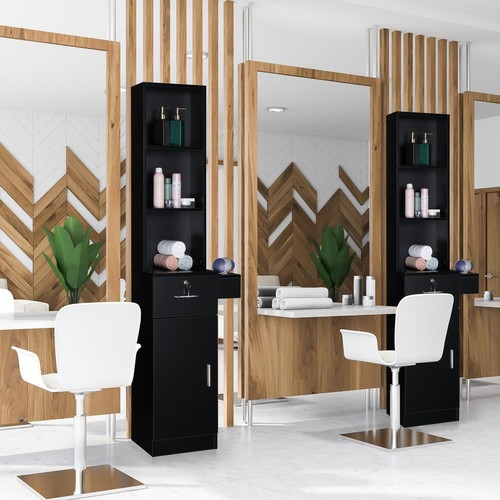 OmySalon Wall Mount Salon Hair Styling Station,Barber Salon Equipment - Picture 4 of 11