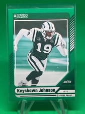 2024 Donruss #151 Keyshawn Johnson Press Proof Green New York Jets