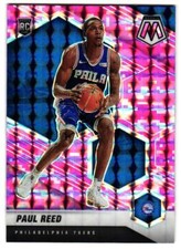 2020-21 Panini Mosaic Paul Reed #245 Mosaic Camo Pink RC