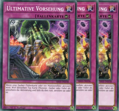 yugioh 3x Ultimative Vorsehung SR05-DE038 COMMON 1AUFLAGE DEUTSCH