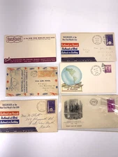 (Lot of 6) 1939 New York World's Fair Related FD Cover, Issue, Misc Envelopes