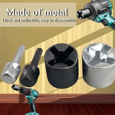 Universal Jack Socket Adapter For Scissor Car Jack Steel Easy Tire Change Tool &