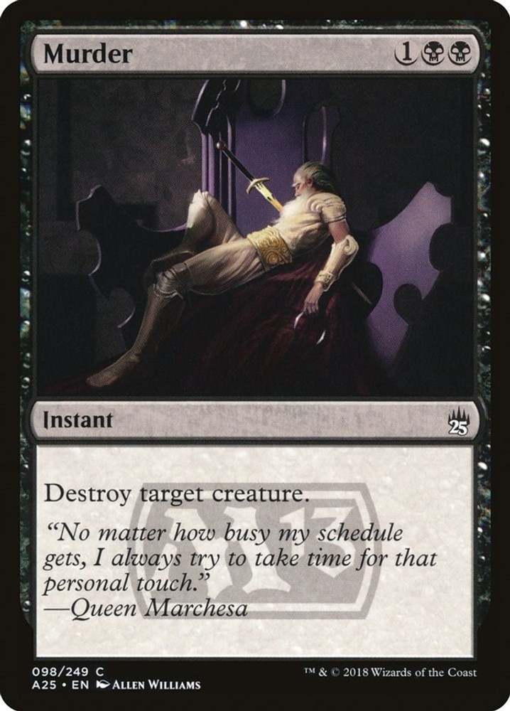 Murder EN MTG Masters 25 - 98 LP