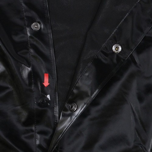 Regen Longjacke / Größe L / lang / Herren / schwarz / Polyurethan - Bild 6 von 8