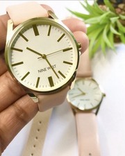 Nine West & Anne Klein Women's Analog Wristwatches Leather Band Assorted