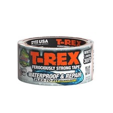 T-Rex Ferociously Strong White Waterproof and Repair Tape 1.88 in x 10 yd