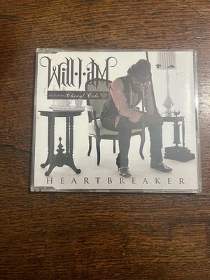 Will.I.Am Heartbreaker Ft. Cheryl Cole CD Single Black Eyed Peas Girls Aloud