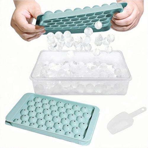 3 Layer Ice Cube Molds Creative Ice Ball Storage Box Ice Cube Maker Box Summer