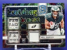 2024 Panini Spectra Building Blocks Will Shipley #BB-WSY Meta Prizm /25 RC