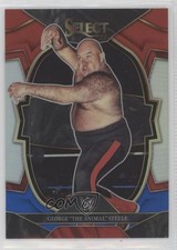 2023 Panini Select WWE Concourse Red & Blue Prizm George The Animal Steele a8x