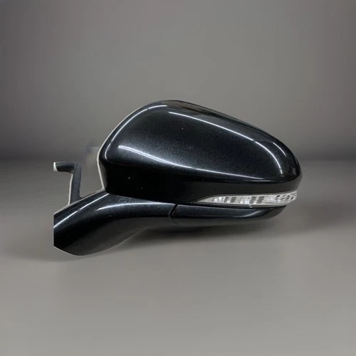 15 16 17 Ford Fusion Driver Left OEM Mirror w/ Turn Signal Black Metallic #0569