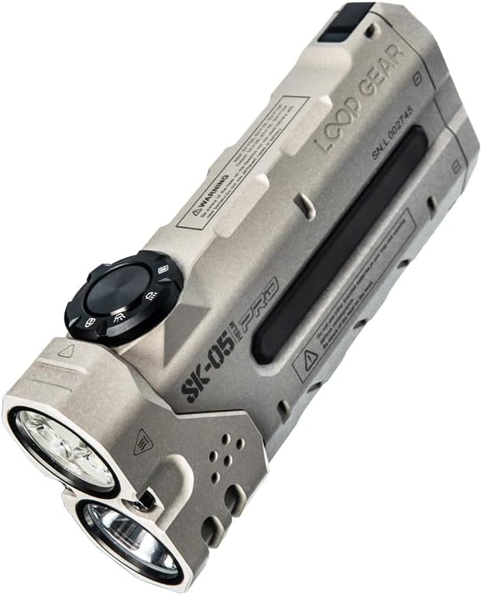 LOOP GEAR SK05 PRO Mao EDC Flashlight 4360 Lumens, 8000mAh
