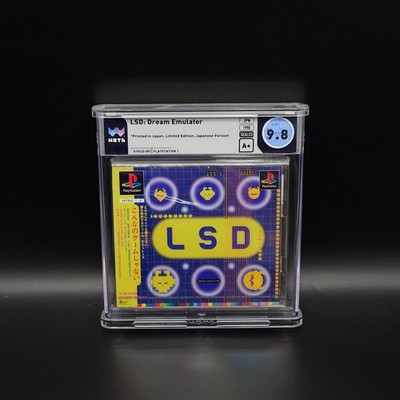 Wata 9.8 A+ LSD Dream Emulator PS1 JP Factory Sealed Brand New Graded Ultra Rare