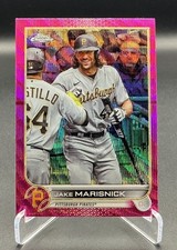 2022 Topps Chrome Update - Jake Marisnick #USC23 Pink Wave - Pittsburgh Pirates