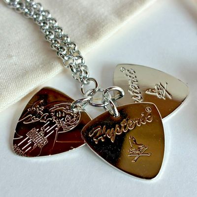 HYSTERIC GLAMOUR Women on Skull Guitar Pick Necklace New JAPAN | eBay