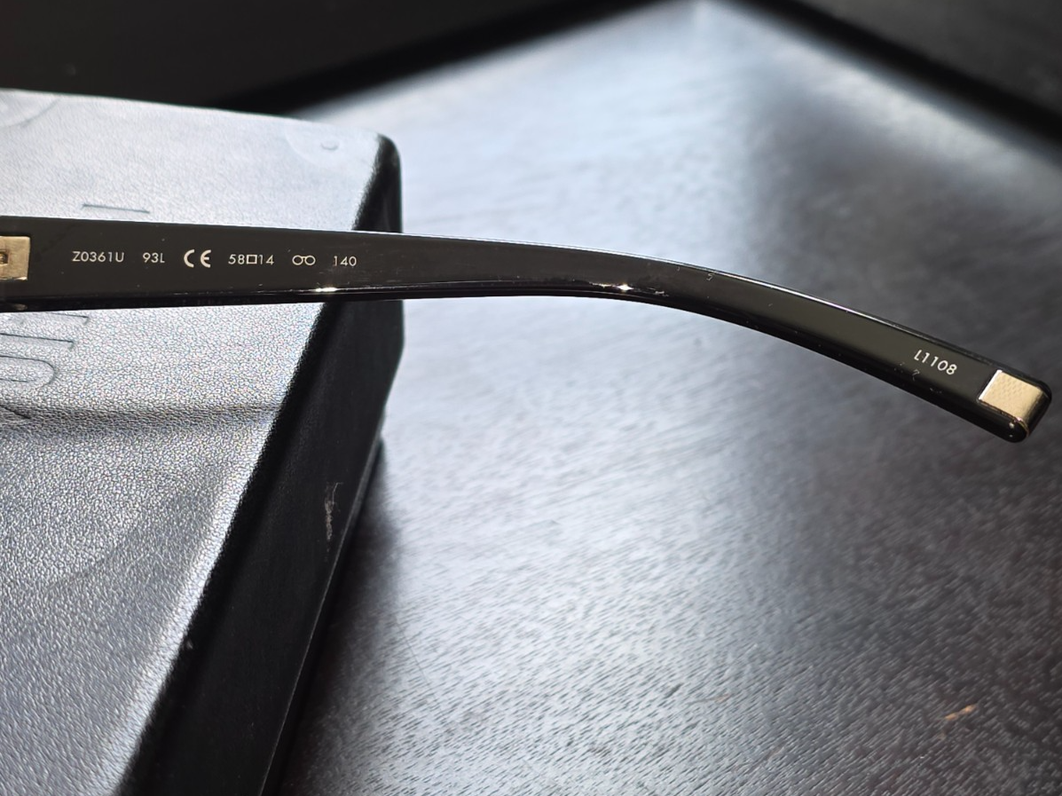 Louis Vuitton Enigme Sunglasses Black Z0361U 93L Square LV Frame