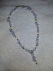 Hand Made Blue Lace Agate Necklace - 19" — photo 1