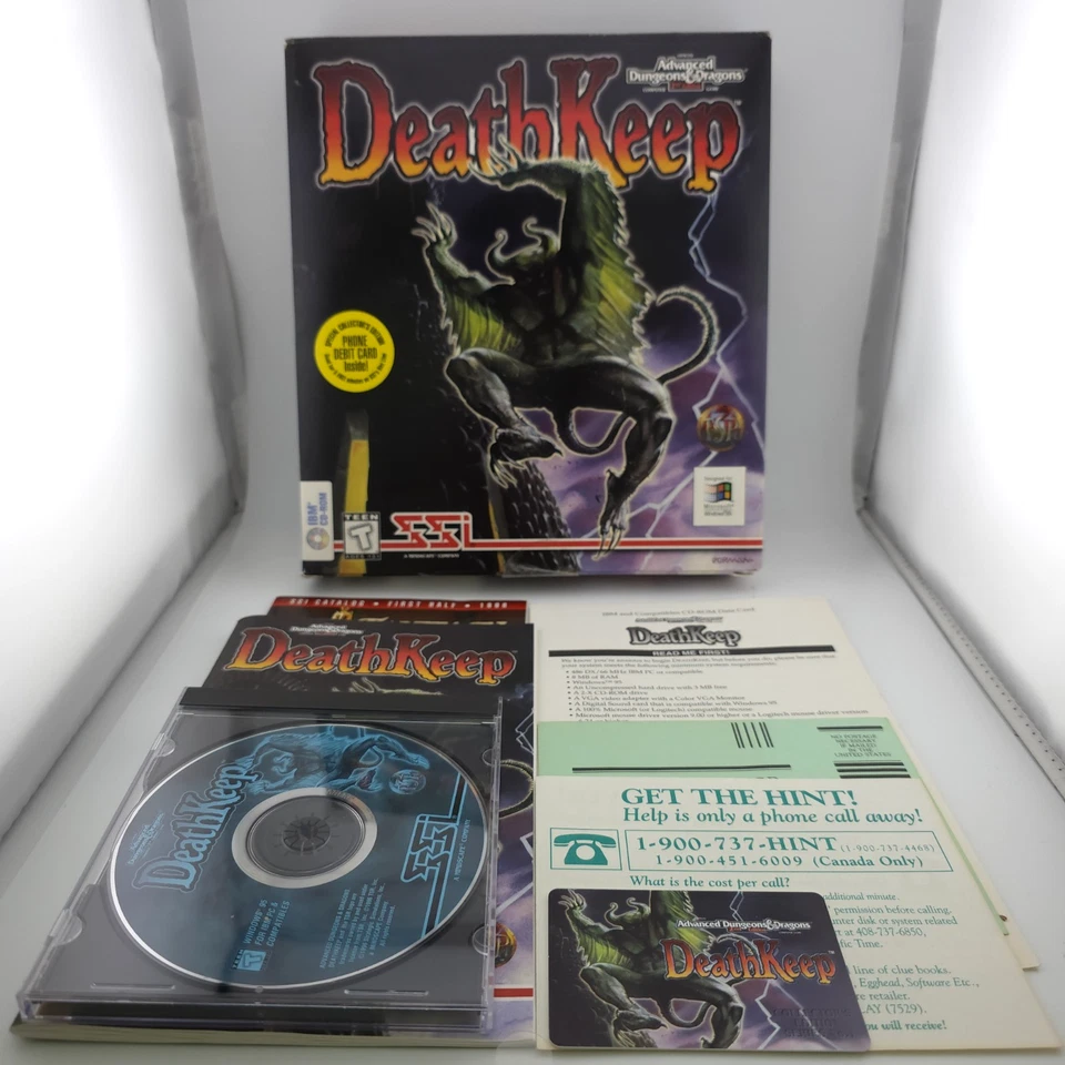 Dungeons & Dragons: Death Keep, 1996, Big Box, CIB & Open Box - Image 4 of 4