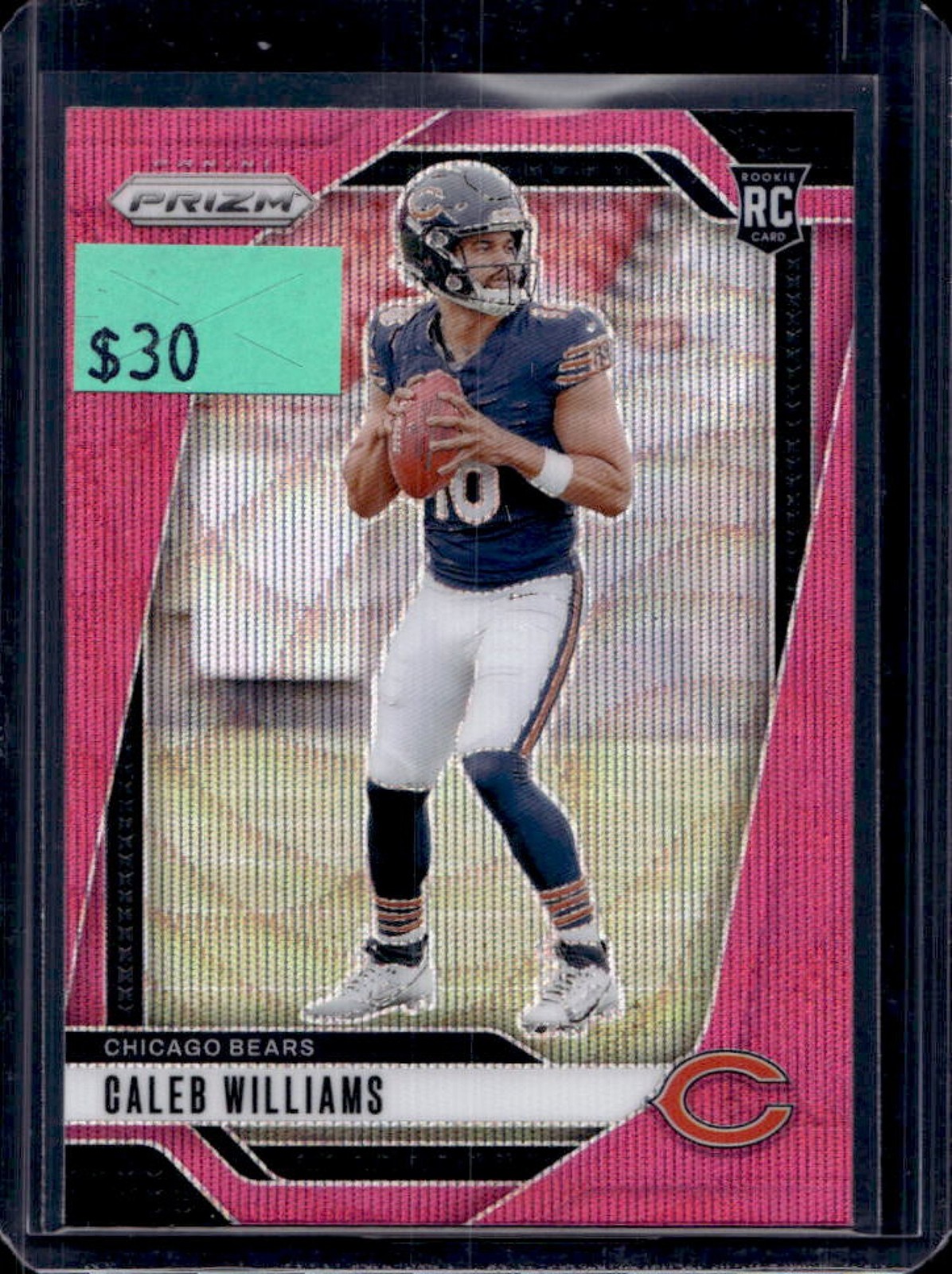 Caleb Williams 2024 Prizm #301 Pink Wave Price Guide - Sports Card