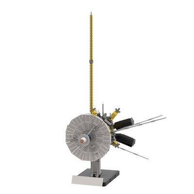 Cassini Huygens Space Probe Model with Base 1:12 Scale 2096 Pieces MOC Build
