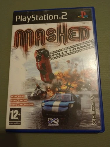 PS2 Mashed Fully Loaded  (Sony PlayStation 2, 2005) PAL Complete Racing Game