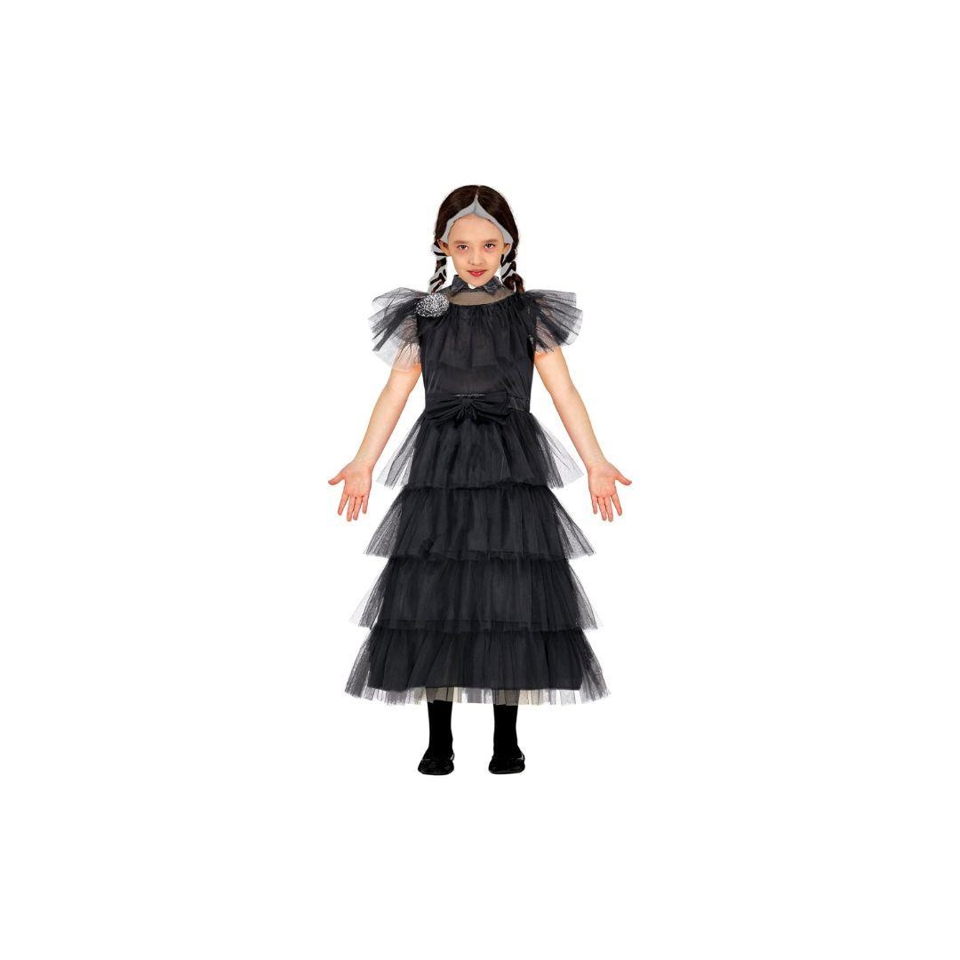 Gothic Girl Queen Fancy Dress Halloween Costume Age 5-6 Years