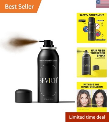 Sevich Hair Fiber Spray - Instant Hair Thickening Powder for Men and Women, H