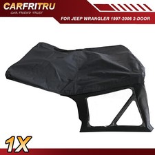 Convertible Soft Top W Plastic Window Black For Jeep Wrangler 97-06 Tj9707-blks Convertible Soft Top W Plastic Window Black For Jeep Wrangler 97-06 Tj9707-blks