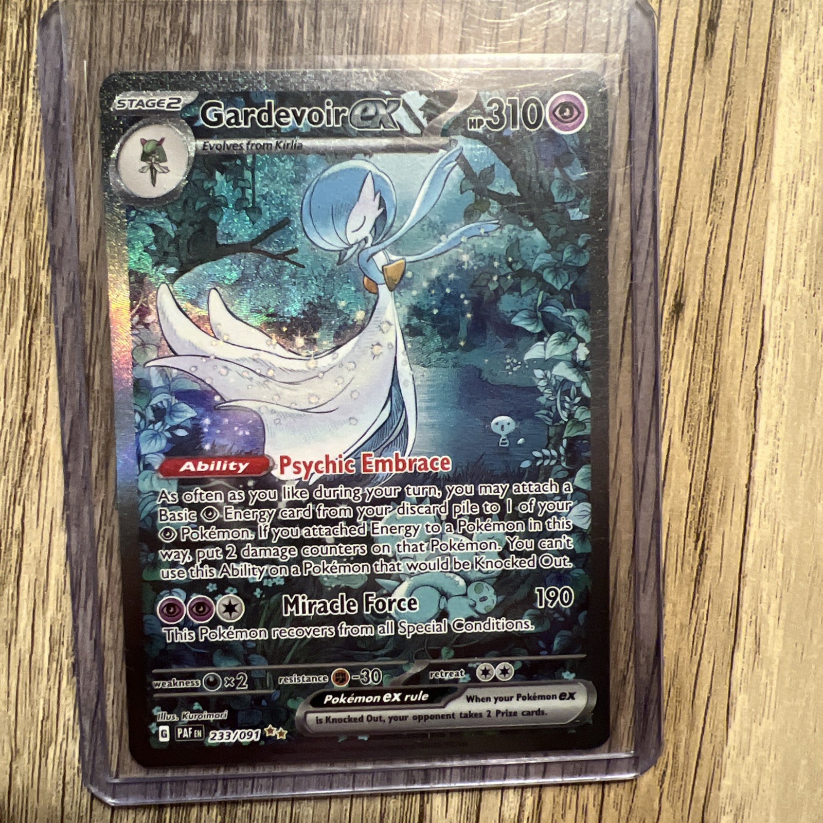 Gardevoir ex 233/091 SV: Paldean Fates Holo