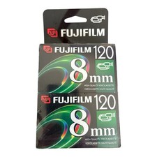 Sealed FUJI FILM 8mm High Quality P6-120 Video Camcorder Tapes 2 Pack