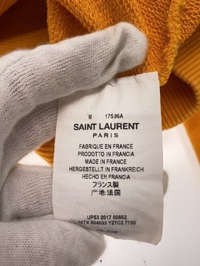 SAINT LAURENT T shirt manica lunga M cotone ORN Solido UP53 2017 00862