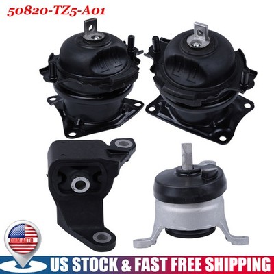 4PCS FOR HONDA PILOT 2016-21 PASSPORT 2019-2020 ENGINE MOTOR & AUTO TRANS MOUNT