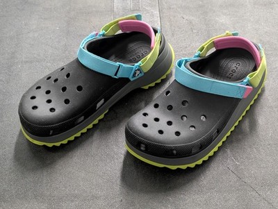 Crocs Classic All Terrain Clog Black Multi Mens Size 13 Outdoor Adjustable