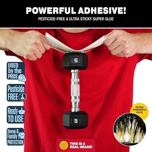 Trampa de pegamento para ratones e insectos Catchmaster Max-Catch 36pk, trampas para ratones interiores para Foto 4 de 4