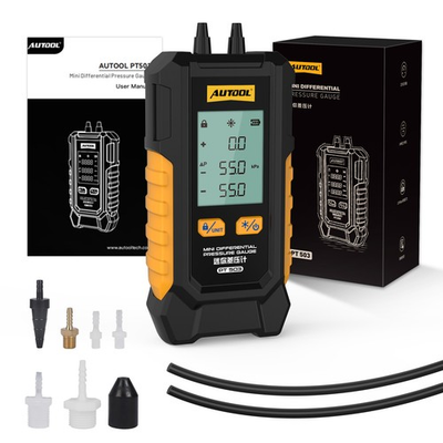 #ad Portable Digital Manometer Differential Air Pressure Gauge HVAC Gas Meter Tester $34.99