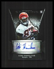 2013 Cobi Hamilton Rookie Card Auto -  Bowman Sterling #BSA-CH Bengals. rookie card picture