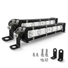 7 Inch Led Light Bar Pods - Ultra-Slim 18W Waterproof Driving Spot Single Row