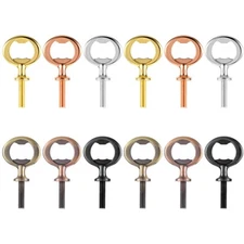 12 Pcs Metal Bottle Opener Blank Stainless Steel Flat Bottle Opener Inserts K...