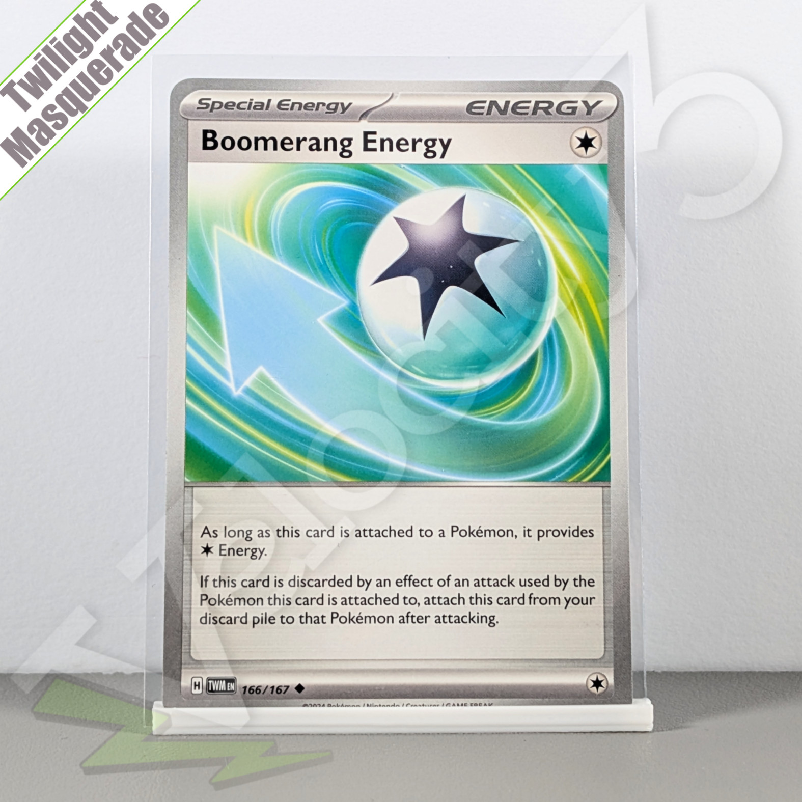 Pokemon TCG Special Energy Card - Boomerang Energy 166/167 | Twilight Masquerade