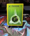 Pokémon TCG GRASS ENERGY 1st Ed. Base Set FRENCH ÉNERGIE DE PLANTE 99/102 NM