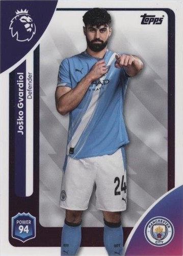 2025-26 Topps EPL Premier League Man City RC Josko Gvardiol Auto
