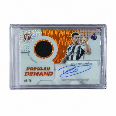 Topps Pristine 2025 Bruno Guimarães Auto Relic /25 Newcastle United