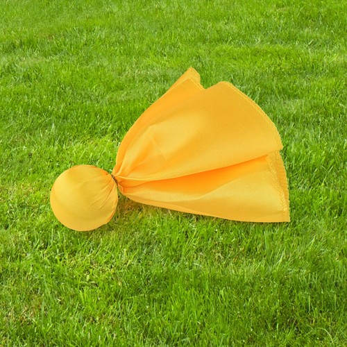 FEPITO gelbe Elfmeter Flagge Fußballfahnen Sport Wurf Set für 2 Stück  - Bild 4 von 7
