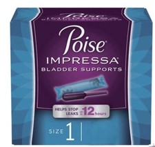 Poise Impressa Size 1 Bladder Supports 10 Count