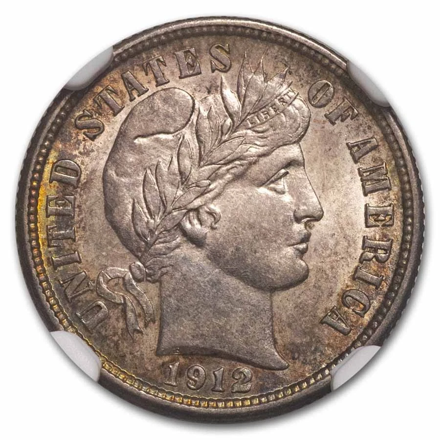 1912-D Barber Dime MS-61 NGC - Image 2 of 3