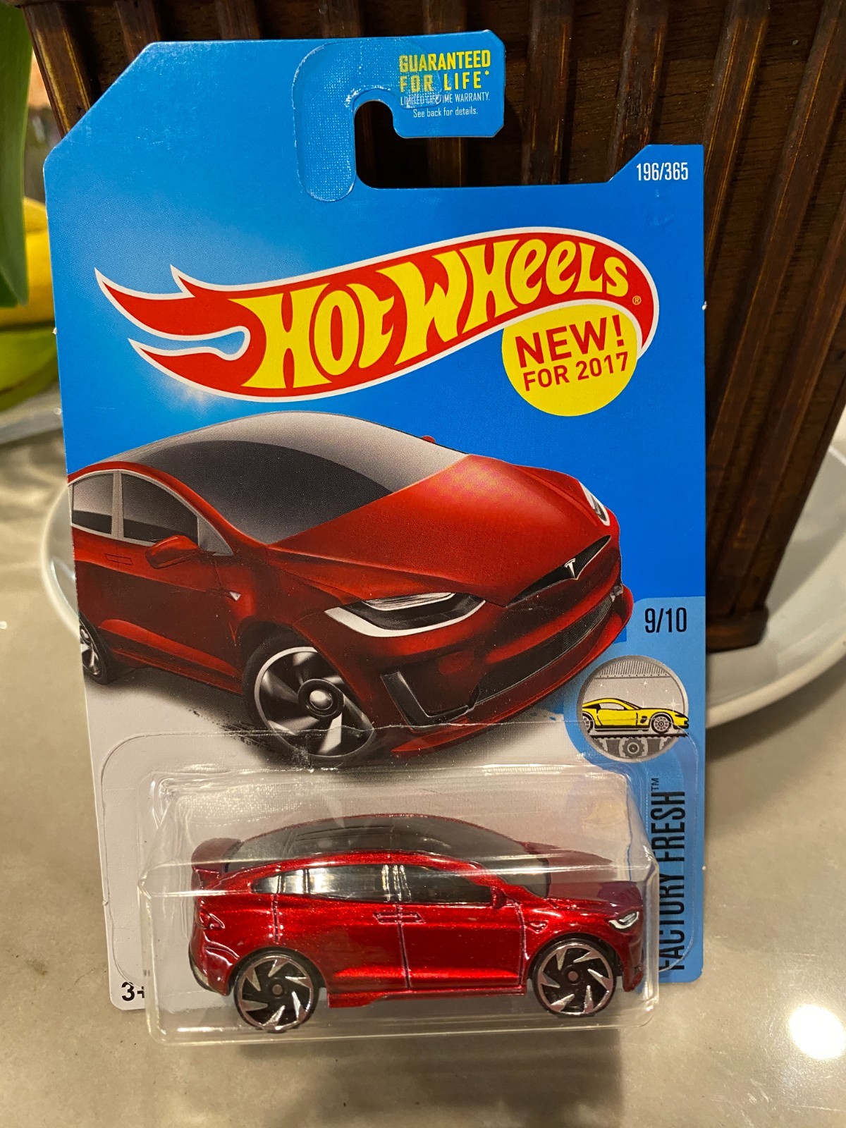 2017 Hot Wheels Tesla Model X Red Factory Fresh 9/10 First Release