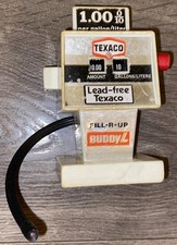 Buddy L Texaco Gas Pump White Plastic W Push Button For Prices Of Gas No Nozzle