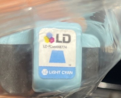 NEW SEALED Genuine LD Light Cyan Printer Ink Cartridge OEM Original Guarantee