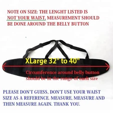 Adjustable Lower Back Brace Lumbar Support Waist Belt For Men Women Pain Relief